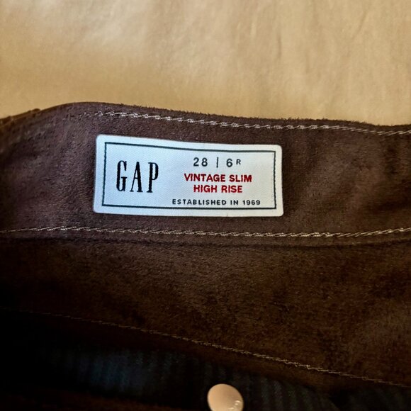 Gap Leather Straight Leg Pants - Picture 2 of 5